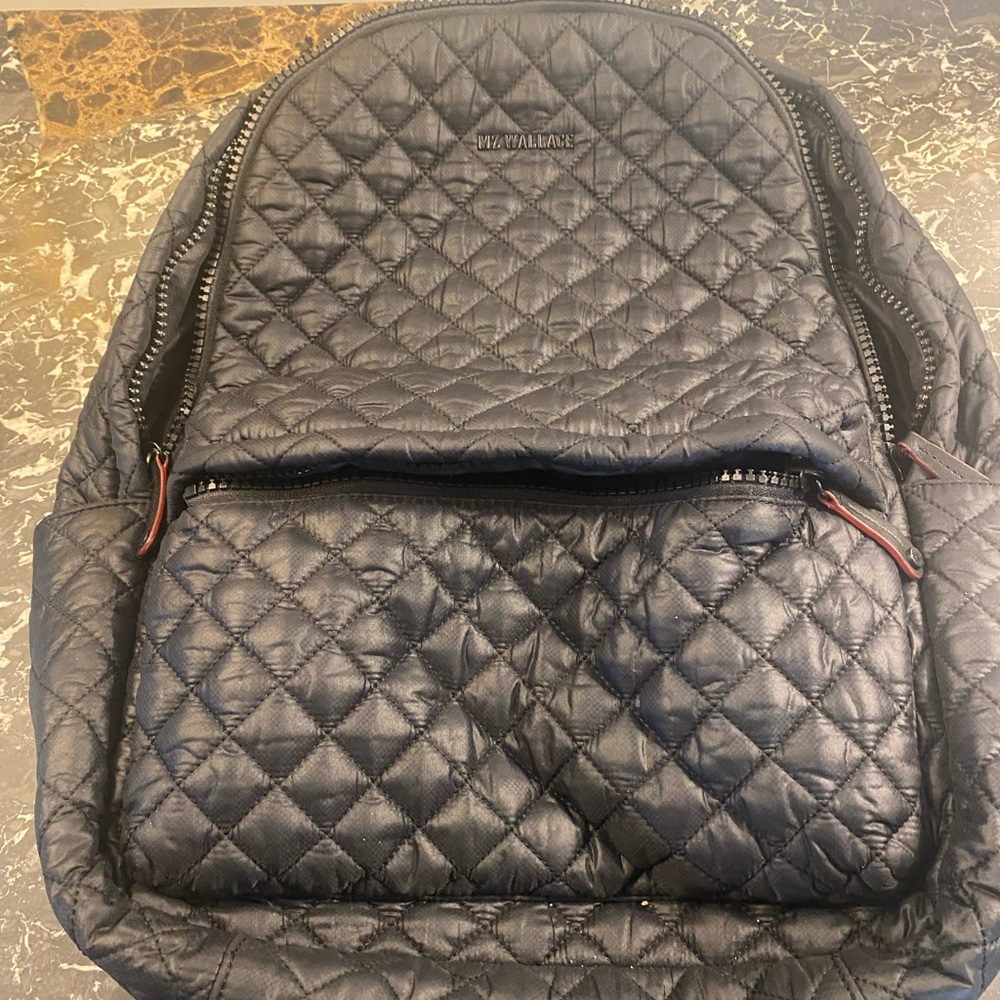 Black MZ Wallace metro backpack in black.  Very little use.